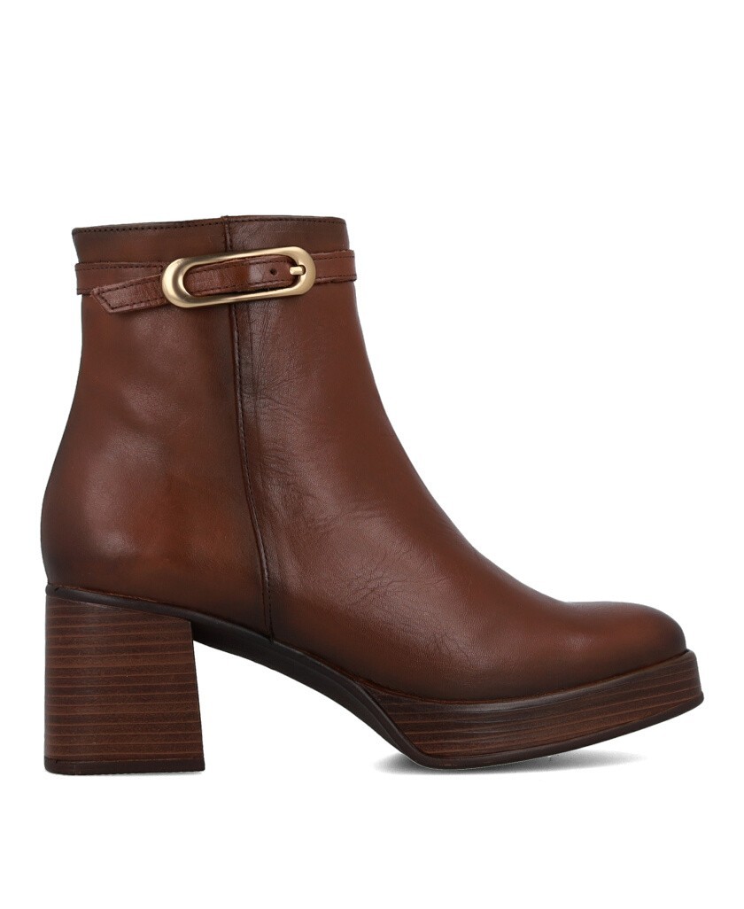 Botines de mujer con tacón ancho Dorking D9733