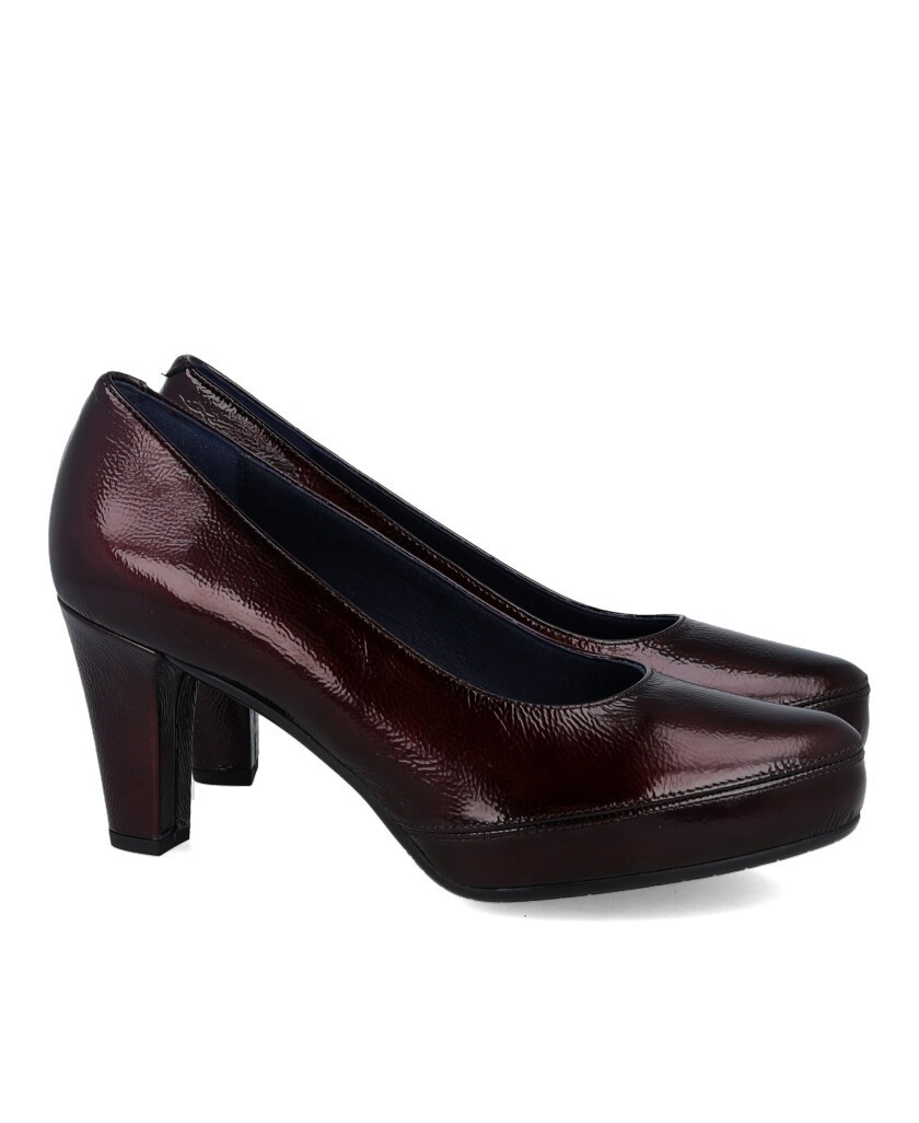 Zapatos de salón burdeos Dorking D-5794