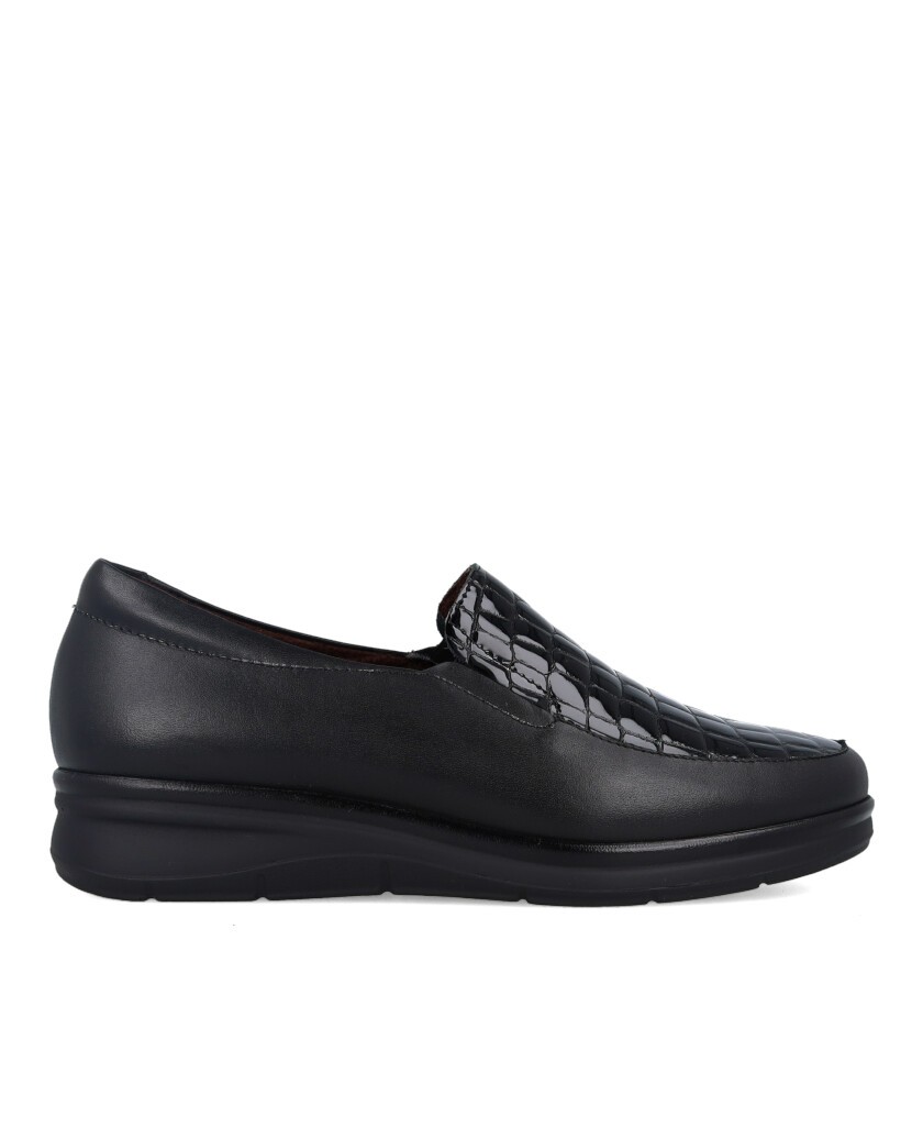 Mocasines de piel combinada Pitillos 11503