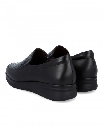 Mocasines de piel combinada Pitillos 11503