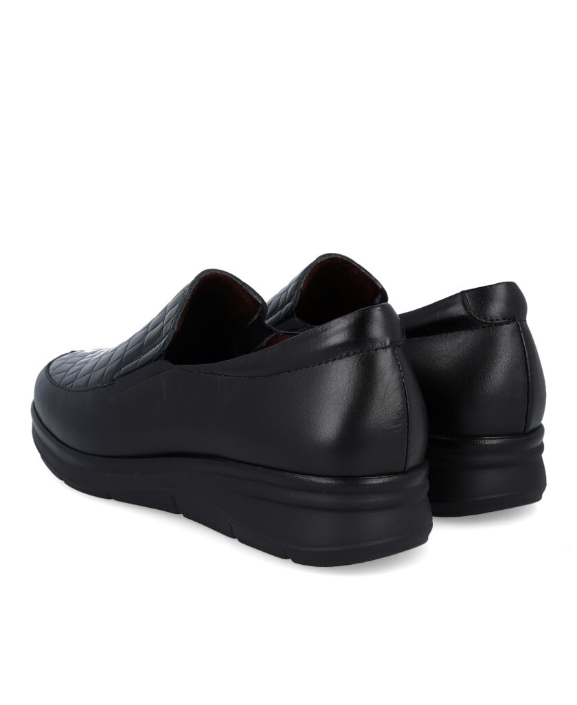 Mocasines de piel combinada Pitillos 11503