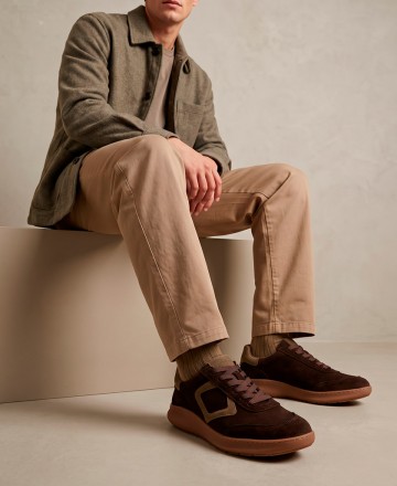 Walk&Fly Rumbo 7002 brown men’s trainers