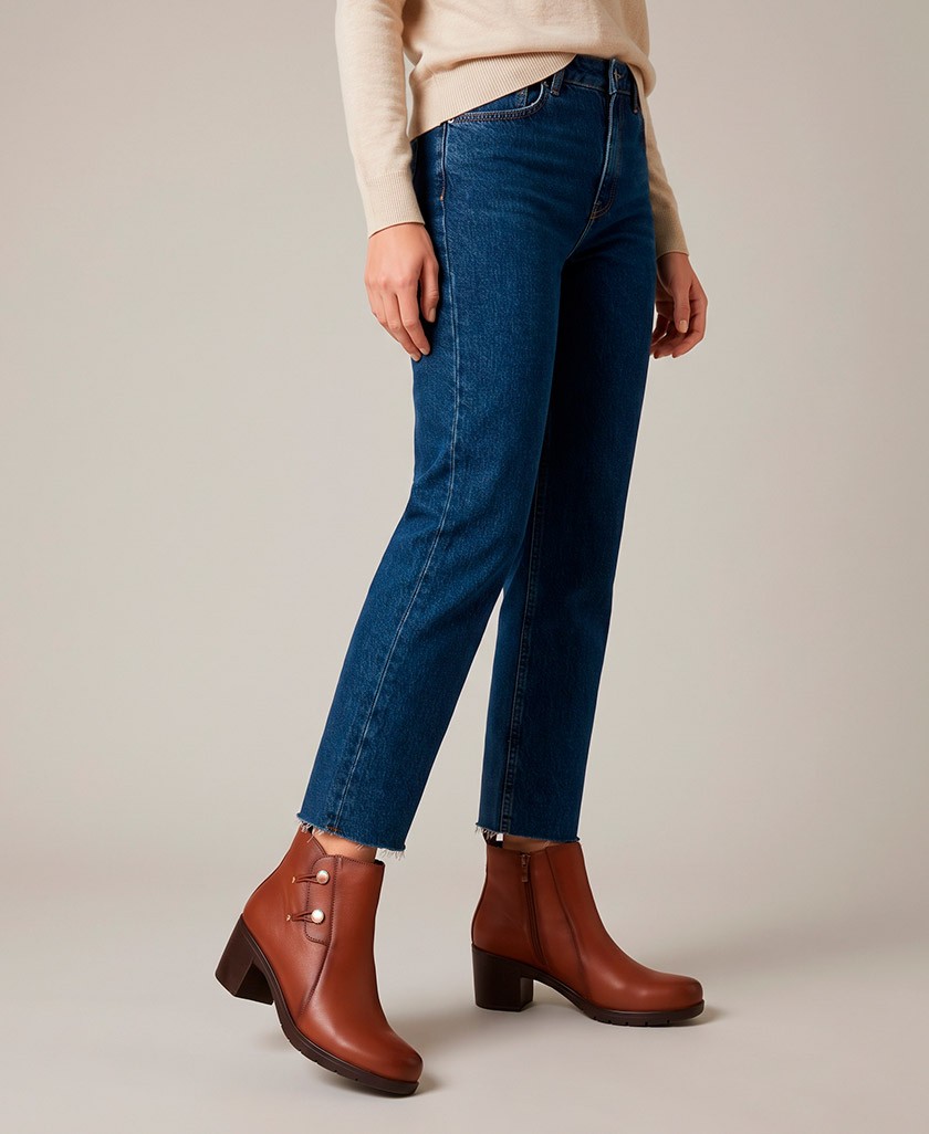 Happy Monk Urban 015 casual heeled ankle boots