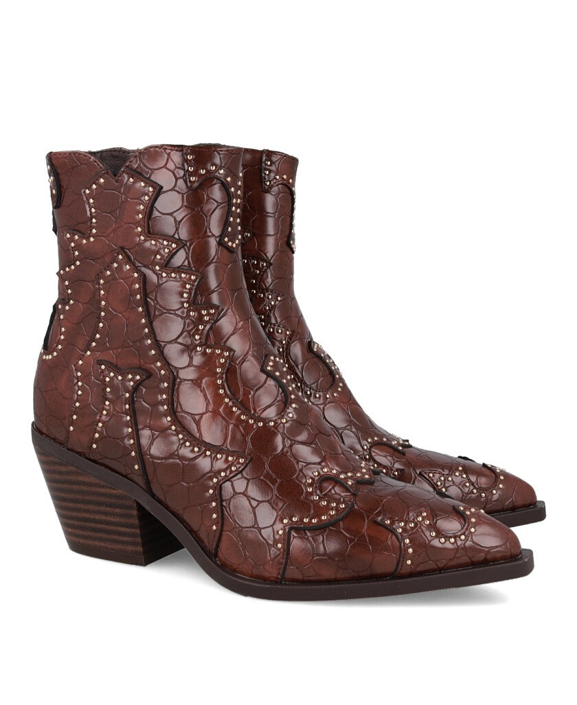 Noa Harmon Miranda 9098 studded country-style ankle boots