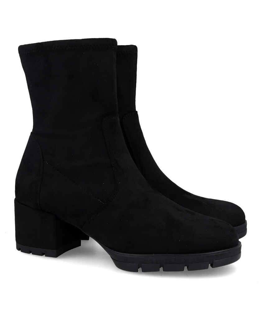 Botines con tacón bloque Unisa Jeline