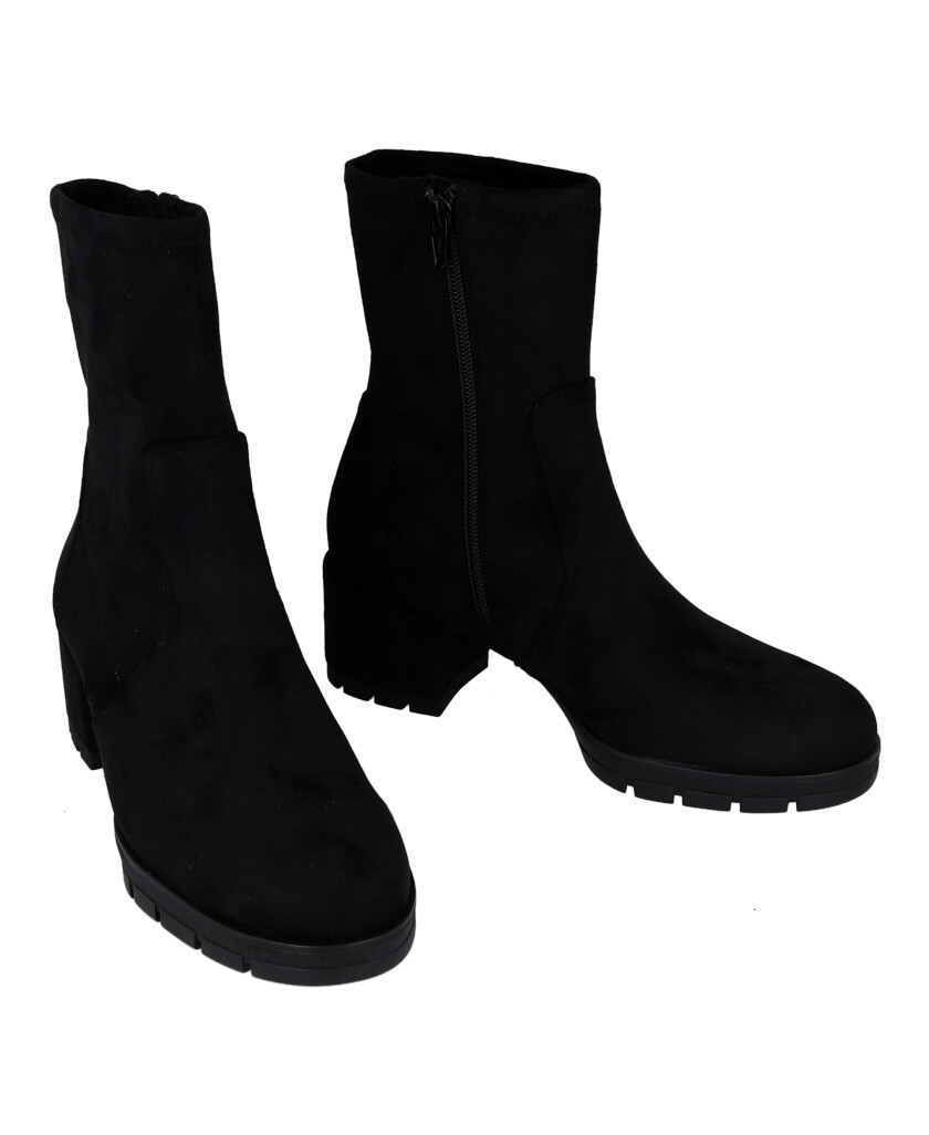 Botines con tacón bloque Unisa Jeline