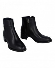 Botines negros con cremallera Dorking Chiara D9434