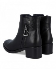Botines negros con cremallera Dorking Chiara D9434
