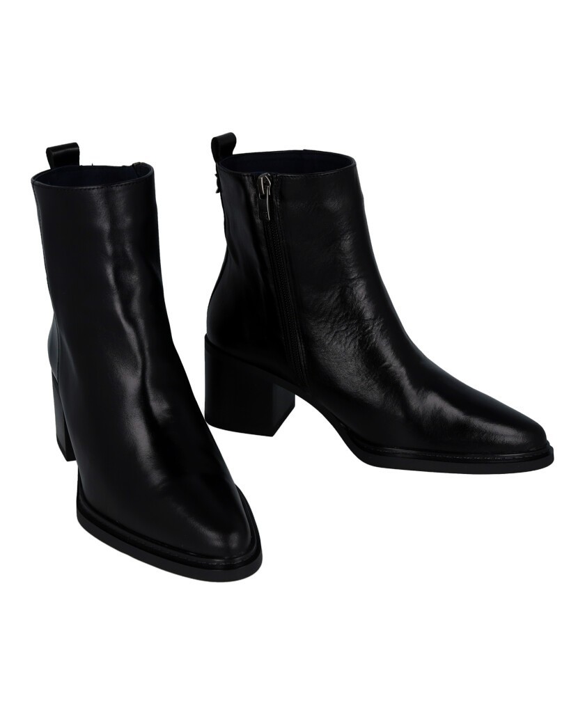 Botines negros de tacón Dorking Tess D9822