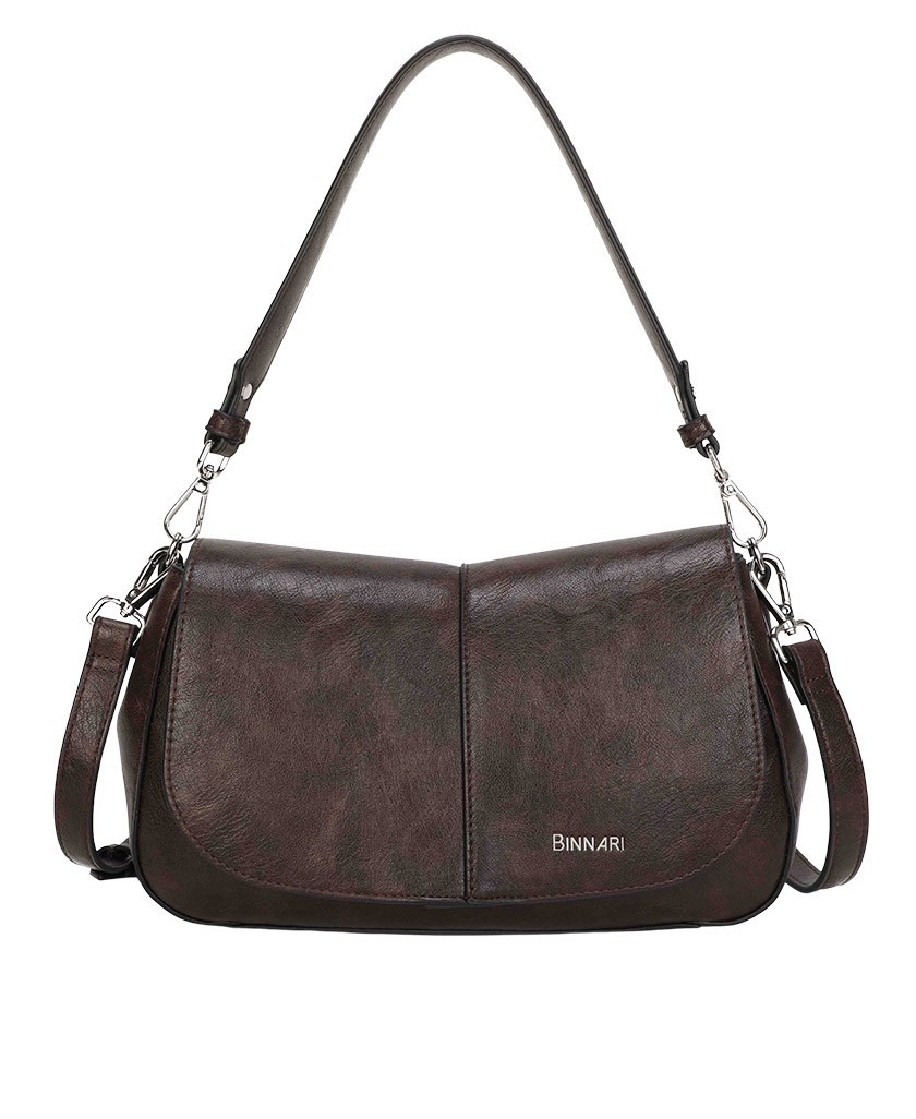 Bolso marrón multiposición Binnari 21282