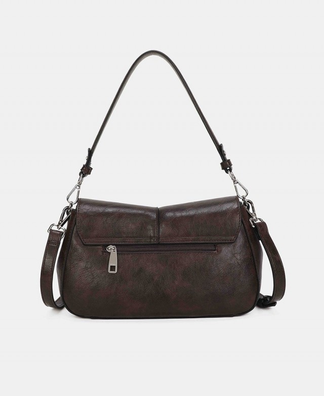 Bolso marrón multiposición Binnari 21282