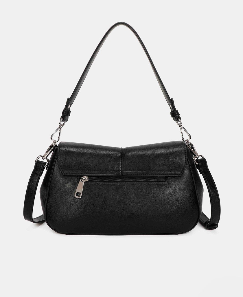 Bolso hombro con solapa Binnari Deva 21282