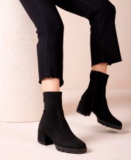 Botines con tacón bloque Unisa Jeline