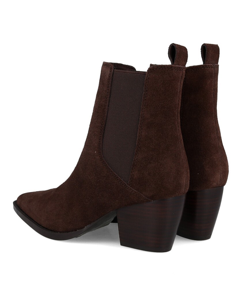Botines camperos de piel de serraje Alpe Sport 5680