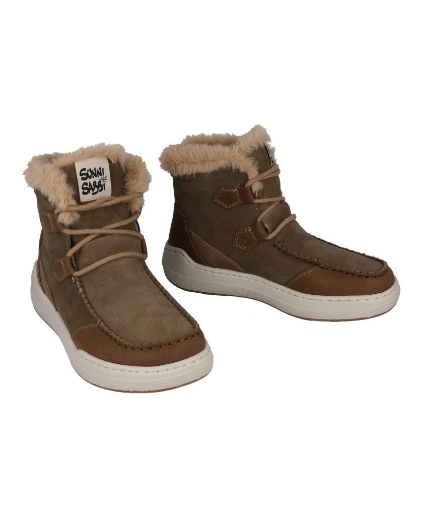 Botines casual con pelo Sunni Sabbi Atlas 069