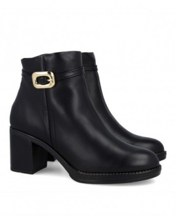 Botines de piel con tacón Porronet Tatiana 4881