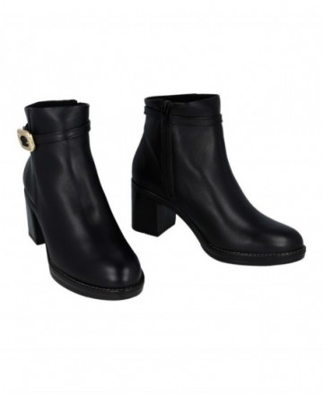 Botines de piel con tacón Porronet Tatiana 4881
