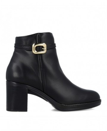 Botines de piel con tacón Porronet Tatiana 4881