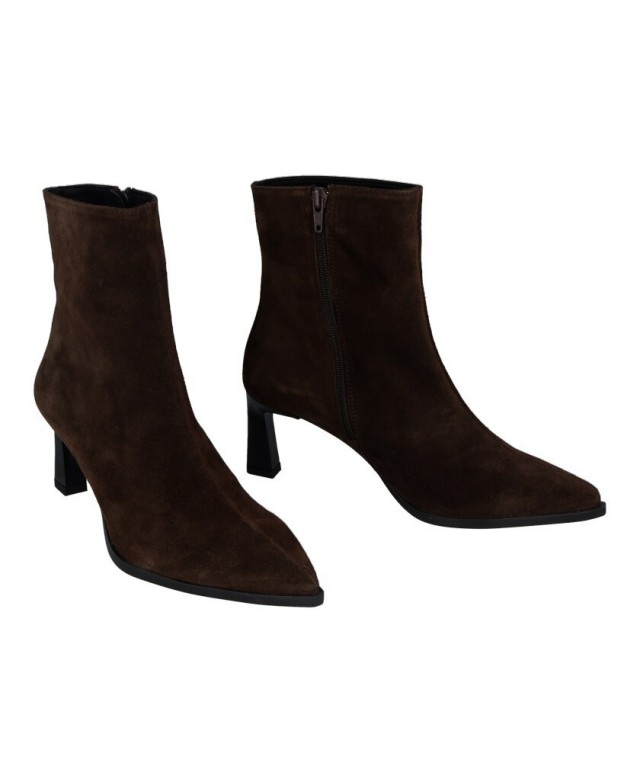 Desireé Kyra 1 split-leather ankle boots with a slim heel