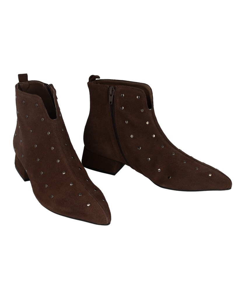 Patricia Miller 7341F low-top studded ankle boots