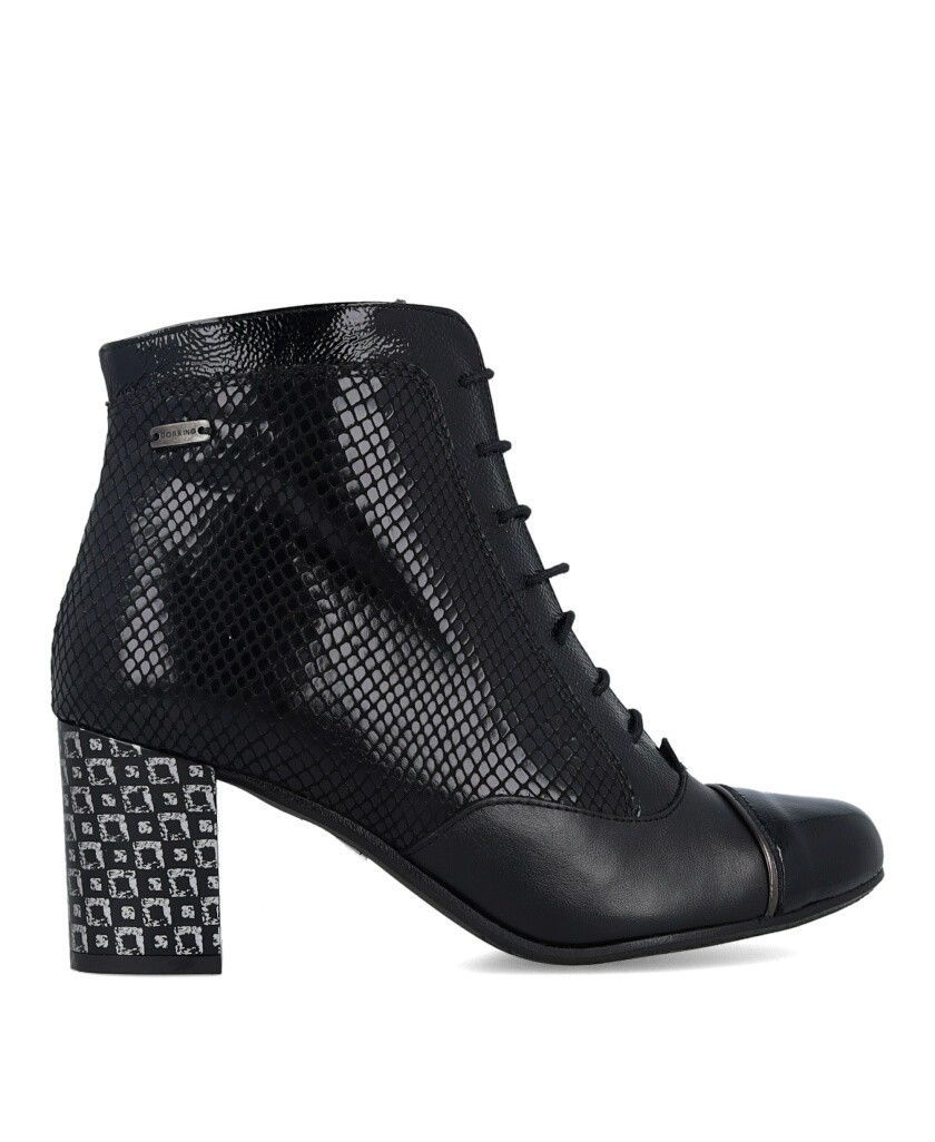 Dorking Rodin D8922 patent leather ankle boots