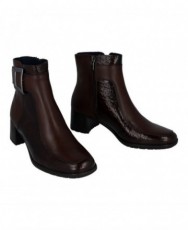 Dorking D9199 buckled heeled ankle boots