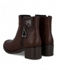 Dorking Chiara D9434 brown heeled ankle boots