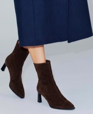 Botines de serraje de tacón fino Desireé Kyra 1