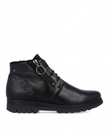 Catchalot Gio 22942 flat ankle boots with fur lining