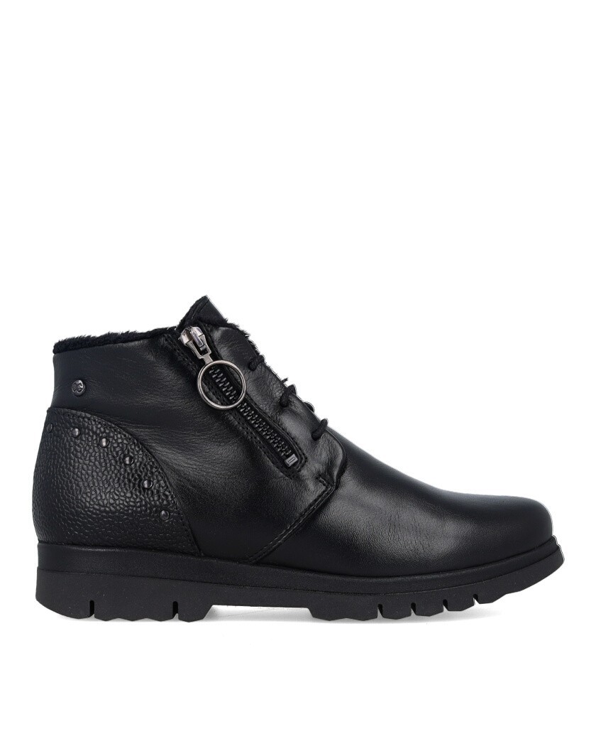 Catchalot Gio 22942 flat ankle boots with fur lining