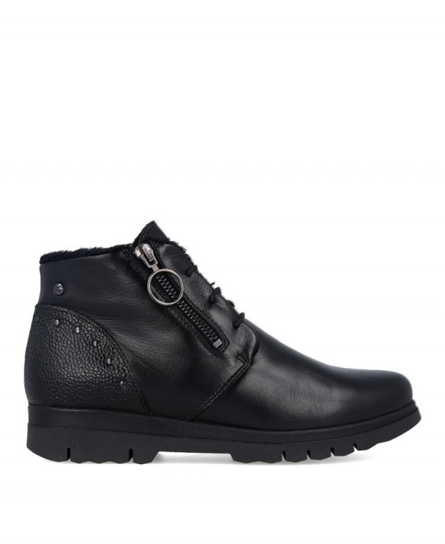 Catchalot Gio 22942 flat ankle boots with fur lining