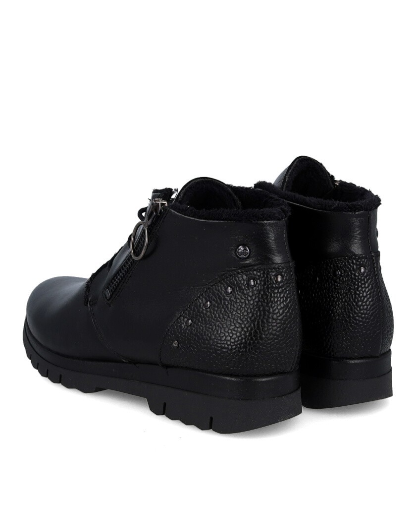 Catchalot Gio 22942 flat ankle boots with fur lining