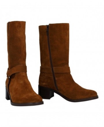 Catchalot Kroc 1026 split-leather biker boots