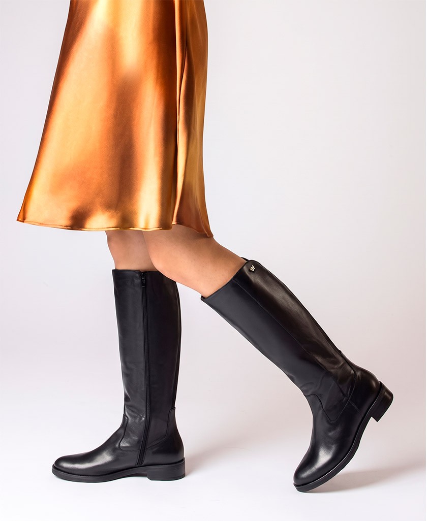 Wonders Codigree C-5470 flat knee-high boots