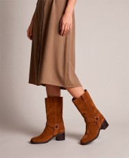 Catchalot Kroc 1026 split-leather biker boots