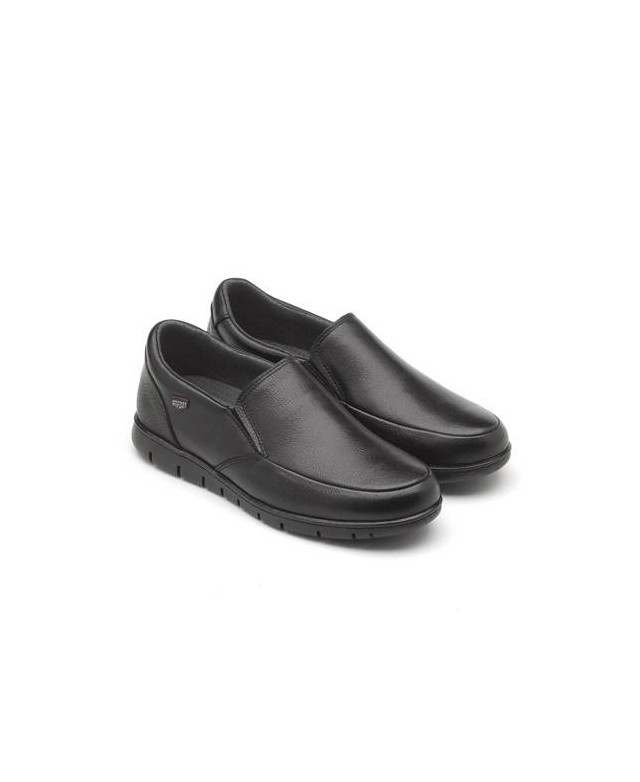 On Foot 8903 black slip-on shoe