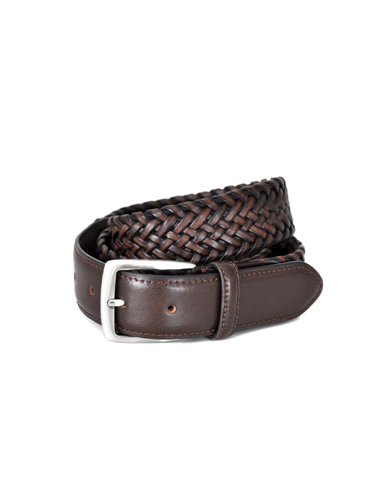 Miguel Bellido 398/35 Braided leather belt