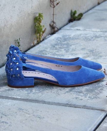 Heeled ballerinas Stephen Allen K19123-K2 navy blue Heeled ballerinas Stephen Allen K19123-K2 navy blue