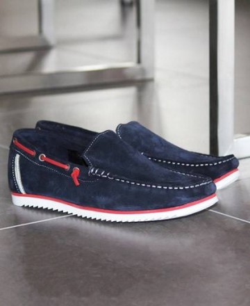 Náuticos sin cordones azul marino Fat 2012 Náuticos sin cordones azul marino Fat 2012