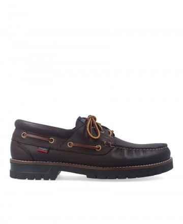 Callaghan brown boat shoes
