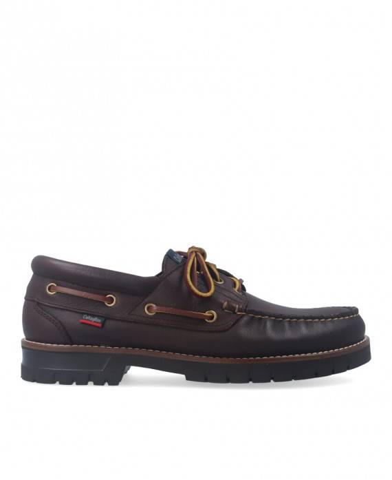Callaghan brown boat shoes
