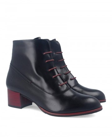 Burgundy heel ankle boot Alma de Candela 281 Burgundy heel ankle boot Alma de Candela 281