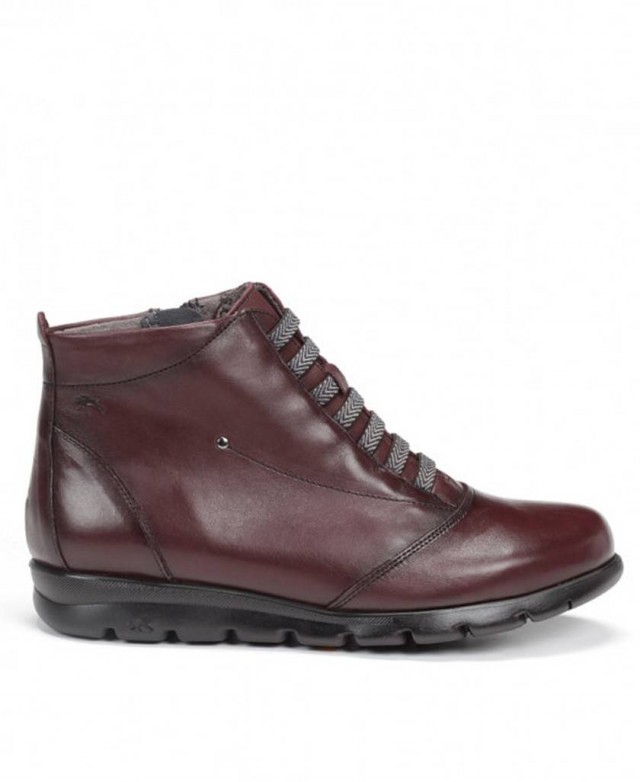Fluchos Susan F0356 Burgundy leather ankle boots