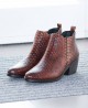 Cowboy style ankle boots with coconut skin Funny Lola 3450 Cowboy style ankle boots with coconut skin Funny Lola 3450