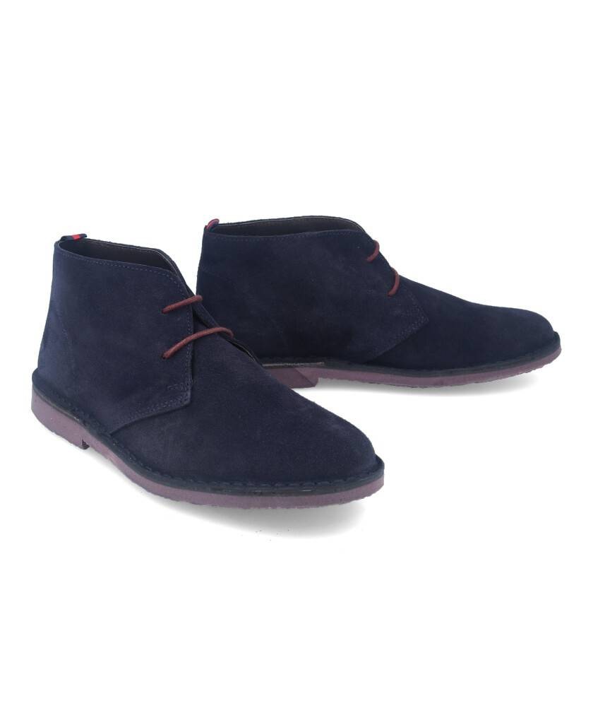 Blue Catchalot Safari ankle boots