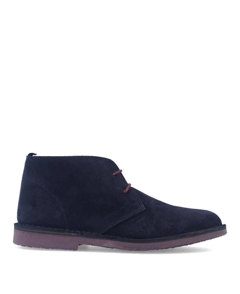 Blue Catchalot Safari ankle boots