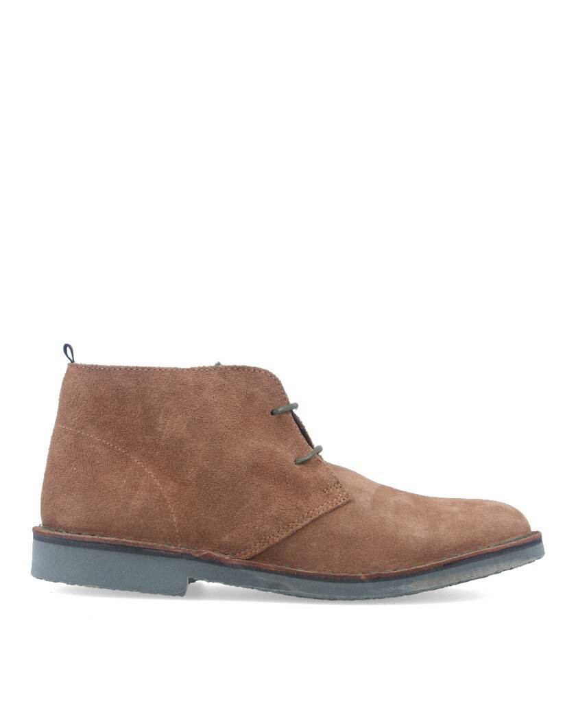 Botas Safari de antelina camel