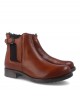 Flat leather booty Traveris IB1859 Flat leather booty Traveris IB1859