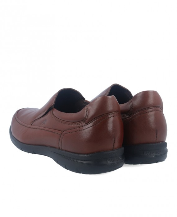 Brown flat shoes