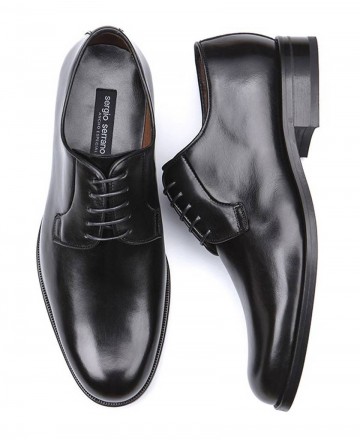 Zapato negro Sergio Serrano Liso Gaucho 2700 Zapato negro Sergio Serrano Liso Gaucho 2700